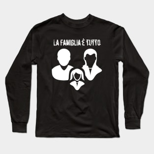 La famiglia è tutto Family Is Everything Long Sleeve T-Shirt